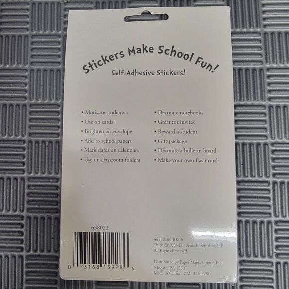 Dr. Seuss Cat In The Hat‎ Banner And Stickers For Reading Books New - Picture 5 of 5